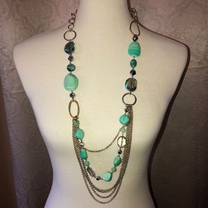 Long Stacked Necklace